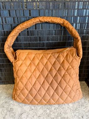 Vera Bradley Featherweight Tifton Hobo Bag - Roasted Pecan